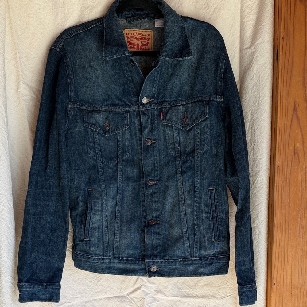 Levi's Men's Dark Blue Denim Jacket